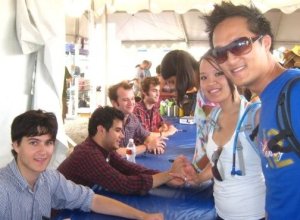 vampire weekend signing; up close and personal!